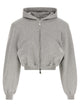The Attico Cropped Hoodie