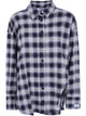 The Attico Sand Black Cotton Shirt