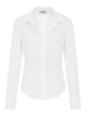 The Attico White Shirt With Frontal Buttons Closure