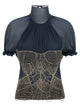 The Attico Jewel Embroidery Top