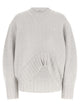 The Attico Asymmetrical Hem Sweater