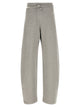 The Attico Asymmetrical Double Waist Trousers