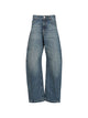 The Attico Barrel Wide Leg Jeans