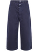 The Attico Washed Denim With Thermostrass Trousers