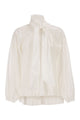 Max Mara Mxevalle - Pleated Blouse With Neck Bow