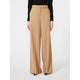 Max Mara Camel Flannel Filato Wide-Leg Pant