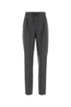 Max Mara Dark Grey Stretch Cashmere Zamia Pant