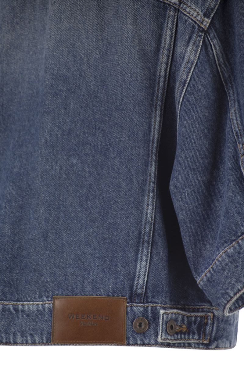 Weekend Max Mara Wkdliuti - Cropped Cotton Denim Jacket