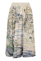 Weekend Max Mara Wkdadepto - Printed Long Cotton Skirt