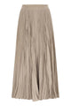 Weekend Max Mara Wkdfoggia - Long Pleated Skirt In Fluid Fabric