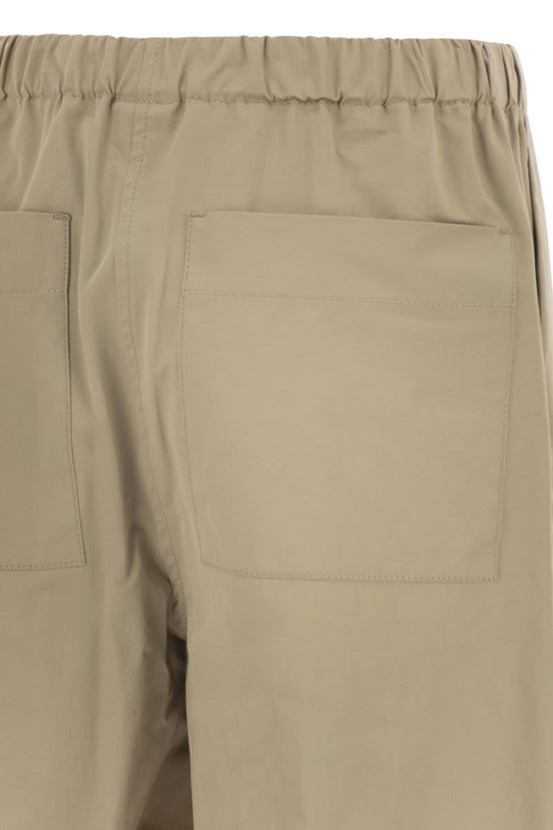 Weekend Max Mara Wkdlibero - Pure Cotton Wide-Leg Trousers
