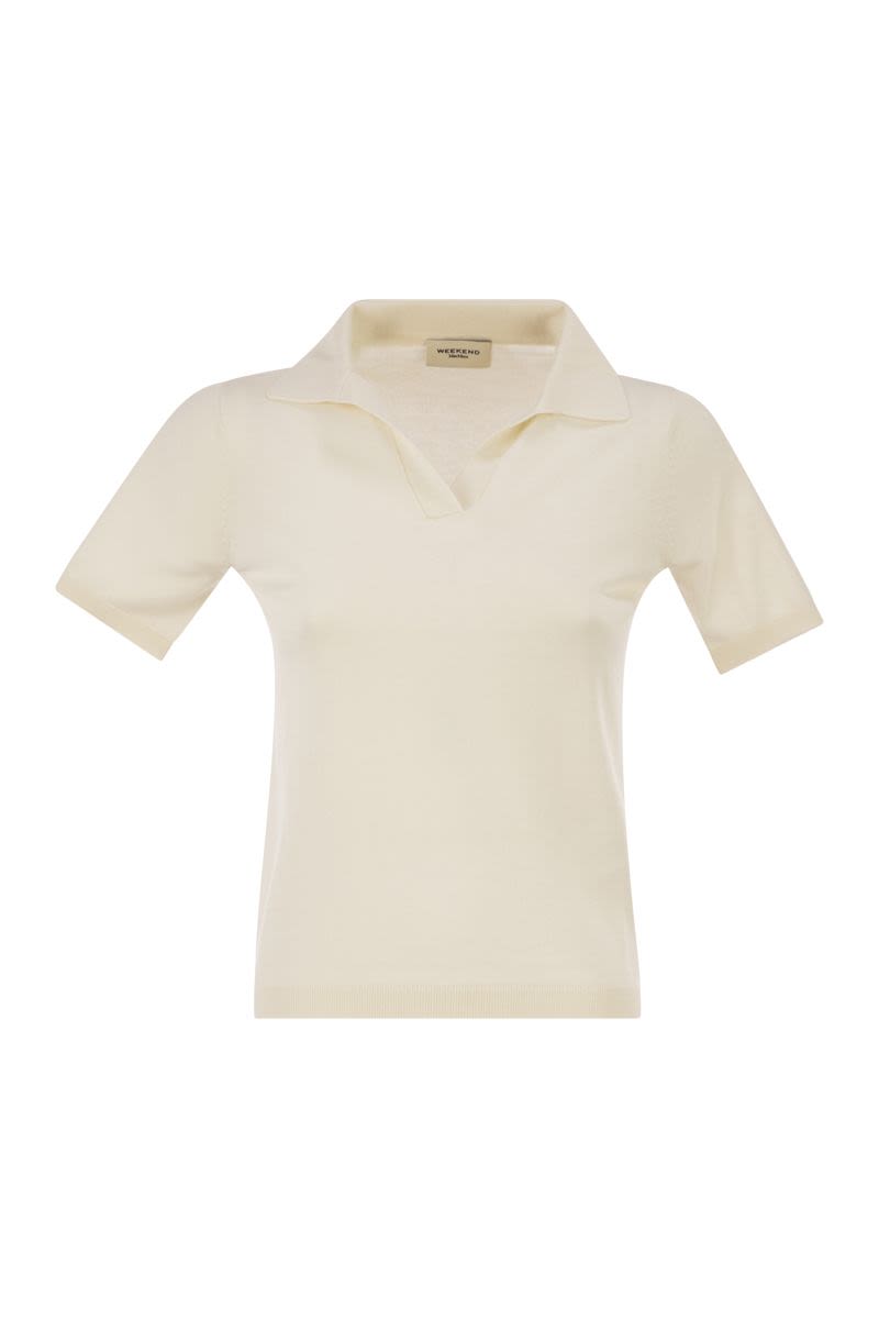 Weekend Max Mara Wkdroncolo - Polo Shirt In Silk And Cotton Yarn