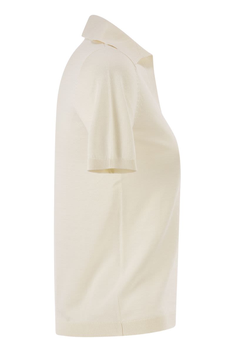 Weekend Max Mara Wkdroncolo - Polo Shirt In Silk And Cotton Yarn