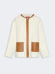 Max Mara Studio Mstcomica Short Coat White