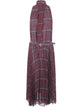 Max Mara Studio "Mst Vista" Tartan Elegan Dress