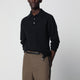 Roberto Collina Black Cashmere Polo Jumper