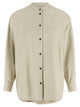 Yves Salomon Leather Shirt