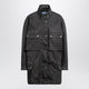 Prada Leadcolored Washed Renylon Raincoat