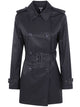 Lauren Ralph Lauren Double Breasted Belted Lined Coat