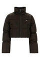 Prada Piumino Crop Con Collo Alto