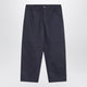 Moncler Genius Blue Trousers In Cotton Gabardine