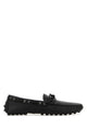Prada Black Leather Loafers