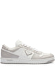 Prada Downtown Leather Panelled Sneakers