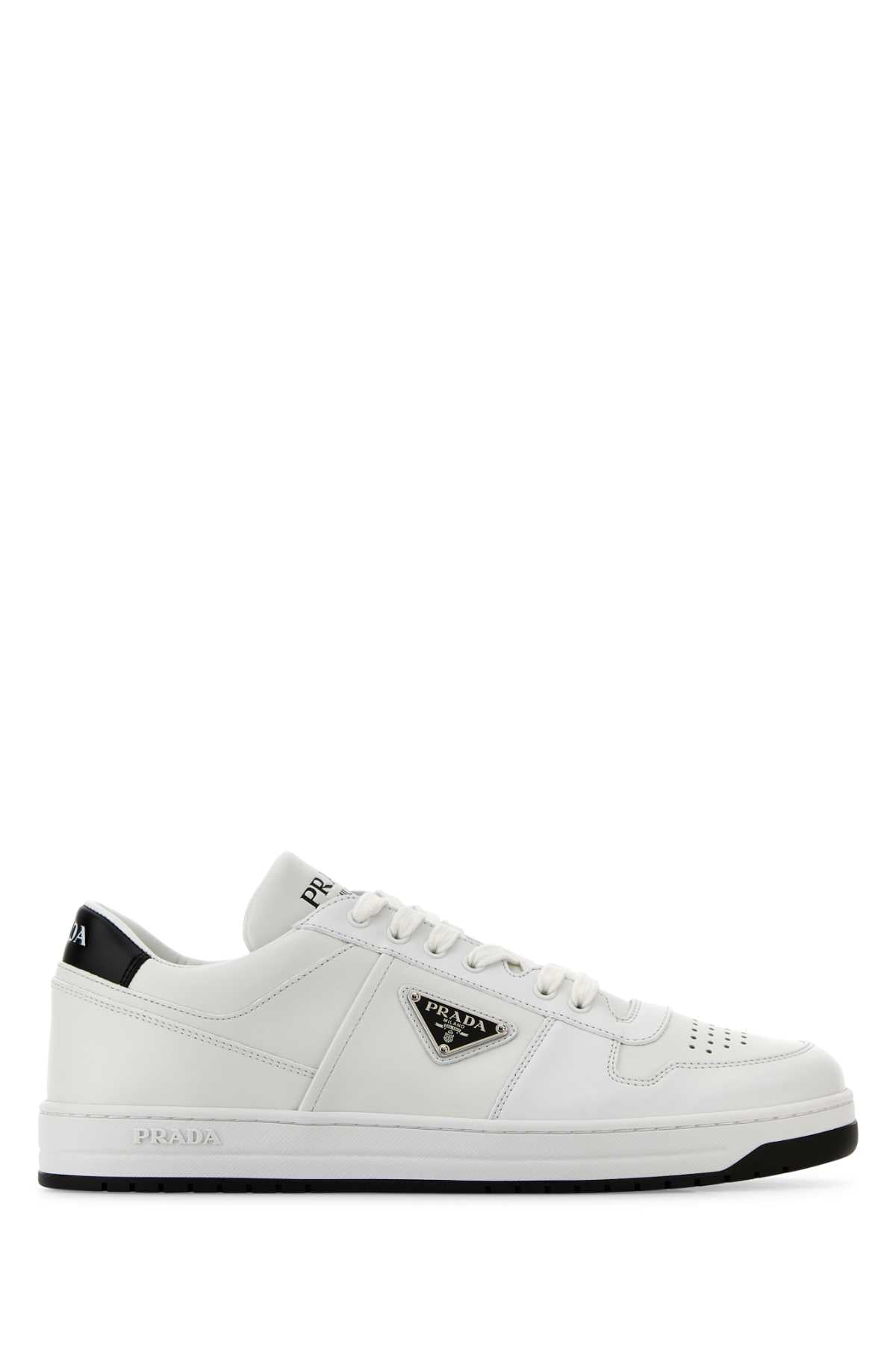 Prada Downtown Leather Sneakers