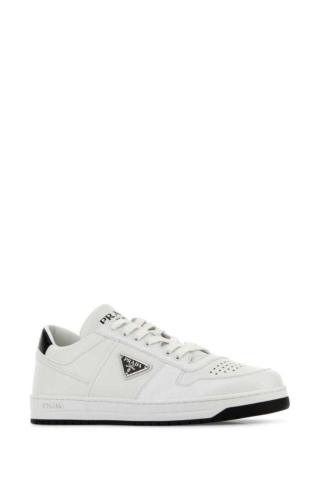 Prada Downtown Leather Sneakers