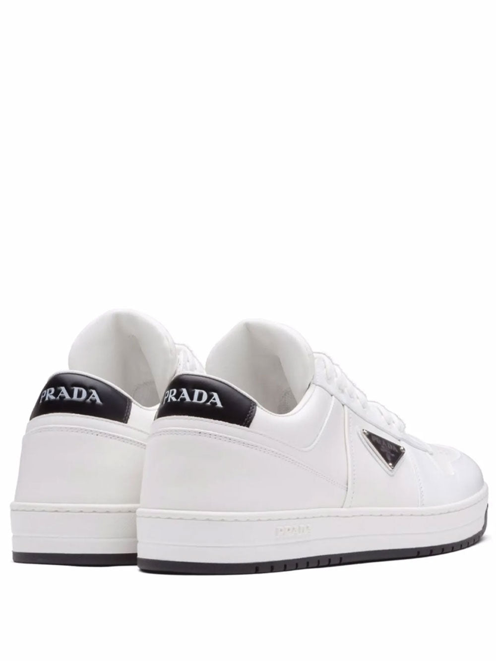 Prada Downtown Leather Sneakers