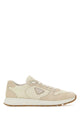 Prada Sand Re-Nylon And Suede Prax Sneakers