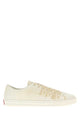 Prada Ivory Leather Sneakers