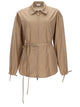 Moncler Giacca Con Zip E Cintura