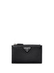Prada Prada Leather Zip Card Holder