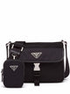 Prada Logo-Plaque Messenger Bag