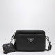 Prada Saffiano Leather Crossbody Bag In Black