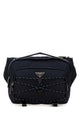 Prada Dark Blue Re-Nylon Prada Speedrock Belt Bag