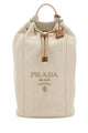 Prada Sand Canvas Backpack