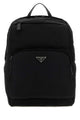 Prada Black Re-Nylon And Leather Backpack