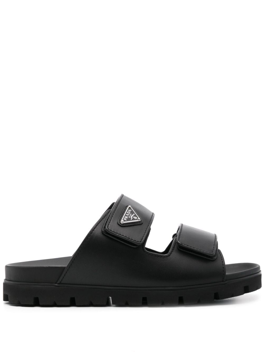 Prada Leather Strap Sandals