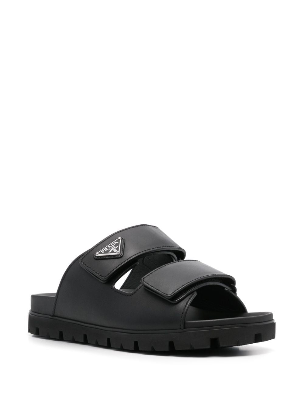 Prada Leather Strap Sandals