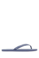 Prada Cerulean Blue Leather Thong Slippers