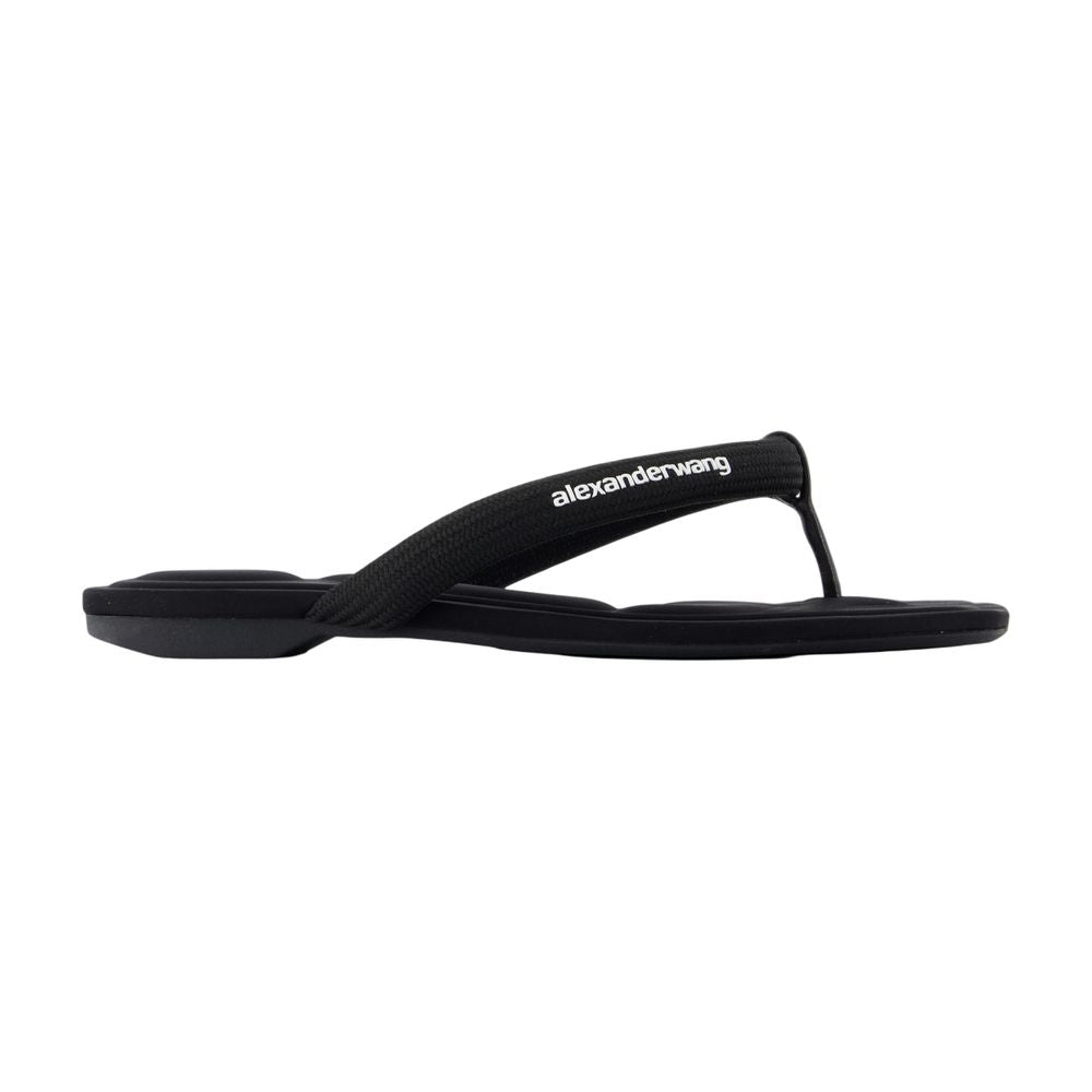 Alexander Wang Black Polyester Sandals