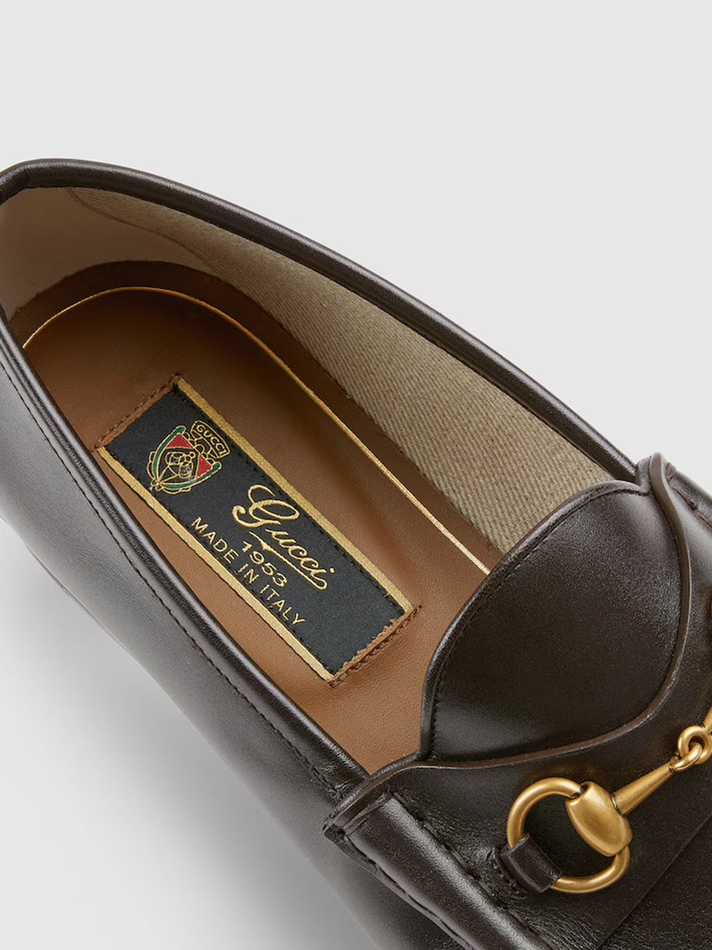 Gucci Dark Brown Leather Horsebit 1953 Loafers