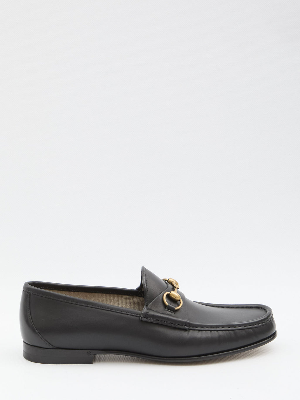Gucci Black Leather Loafers