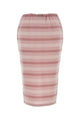Prada Embroidered Piquet Skirt