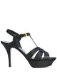 Saint Laurent Tribute 75 Platform Leather Sandals