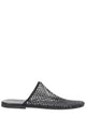 Alysi Black Polyester Flats