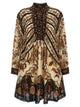 Farm Rio 'Majestic Garden Sand' Dress