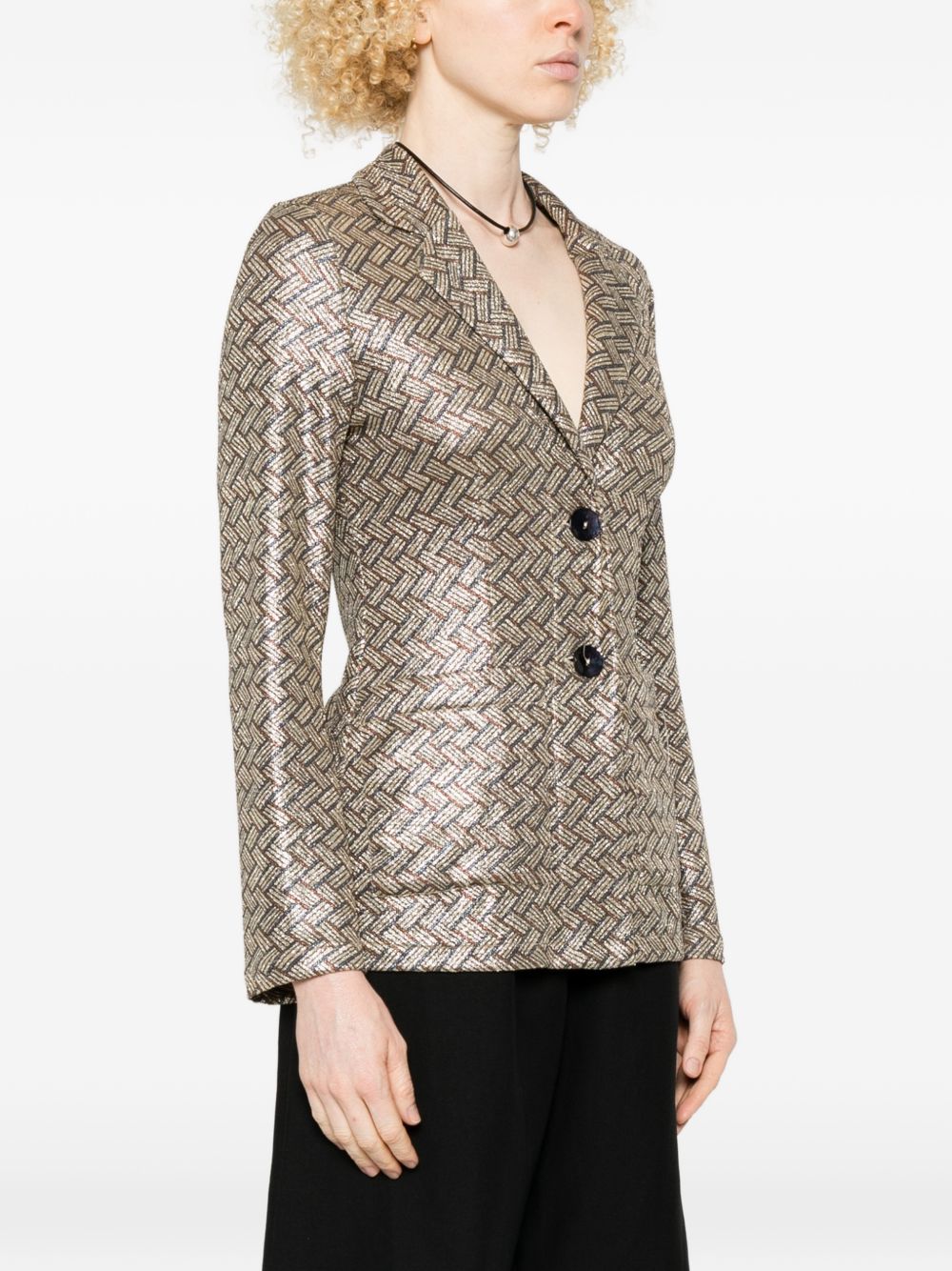 Siyu Tallis Single-Breasted Jacket